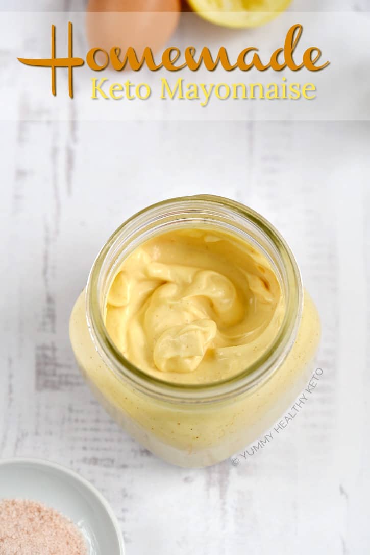 Homemade Keto Mayonnaise Yummy Healthy Keto