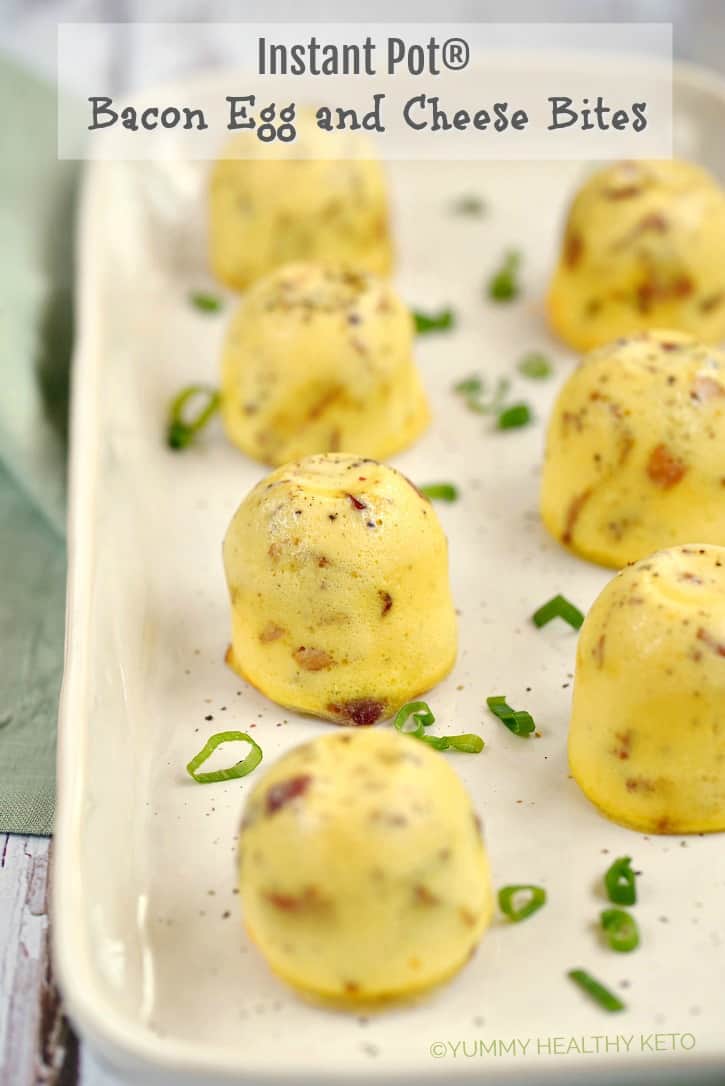 Instant Pot Bacon Egg and Cheese Bites Yummy Healthy Keto