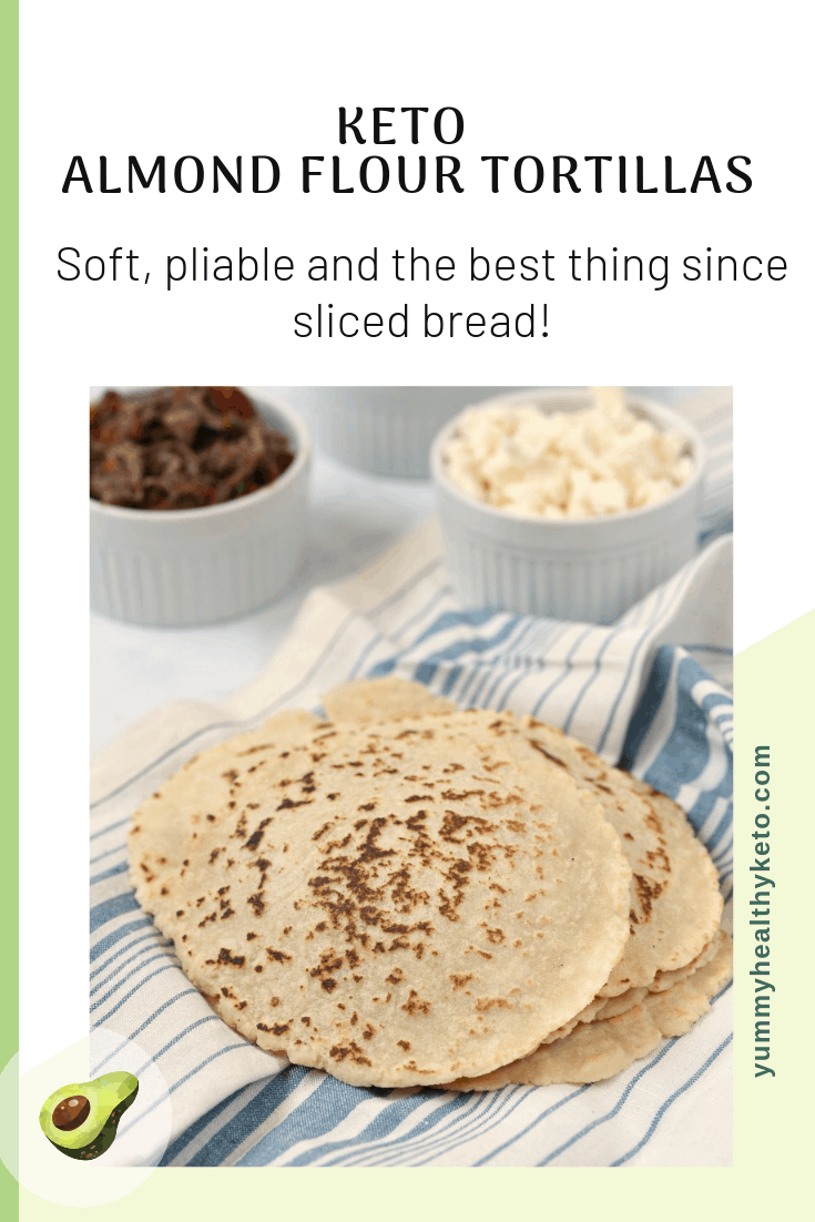 Keto Almond Flour Tortillas Yummy Healthy Keto