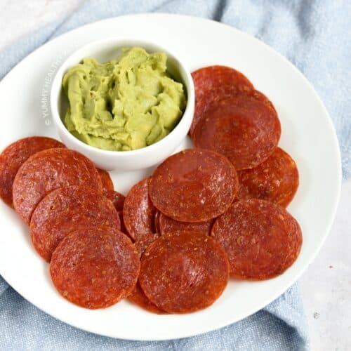 Pepperoni Chips Yummy Healthy Keto